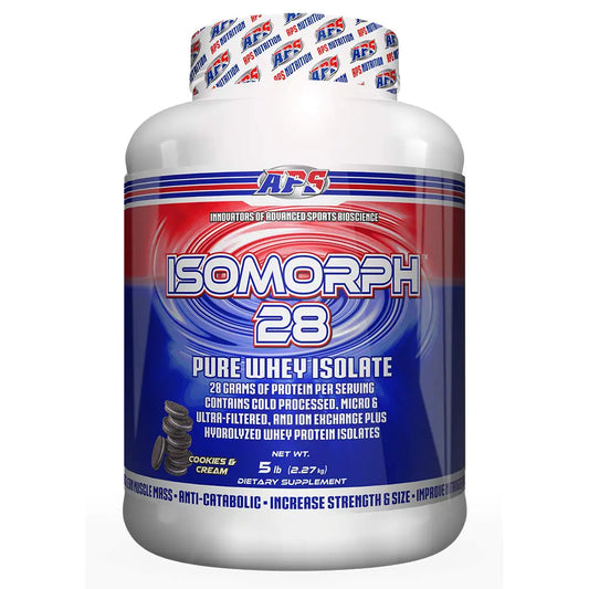 APS Nutrition Isomorph Protein Powder Supplement | Whey Protein Isolate | Ultra- Filtered | 28g Protein | Cookies & Cream 5 Pound (Pack of 1)